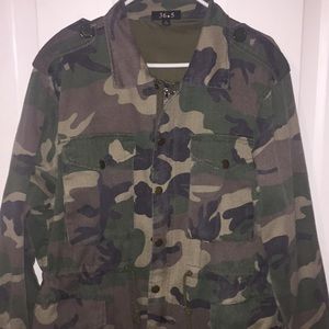 Camouflage/military style jacket